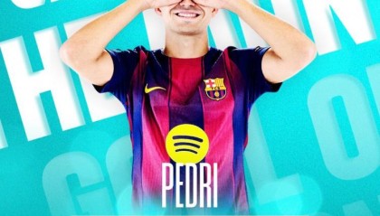 西甲8月最佳进球：佩德里对阵莱万特打入的远射